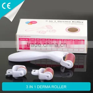 Lowest Price in China! 3 in 1 Derma Roller 600/180/1200 Needles Stainless DRS Derma Roller Kits thumbnail-6