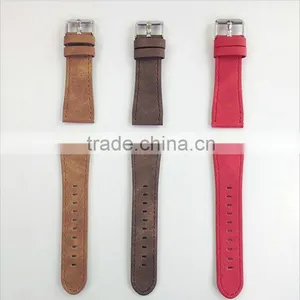 Fashion Watchbands Luxury Replacement PU Leather Watch Bracelet Strap Band For Samsung Gear S3 Frontier thumbnail-1