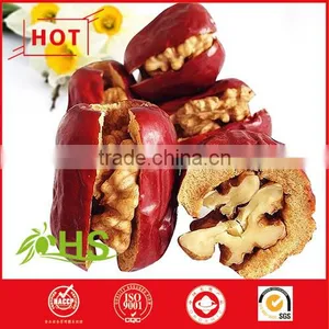 Chinese Shanxi Grade One Walnut Kernel With Red Jujubel for Sale 250g*4 thumbnail-3