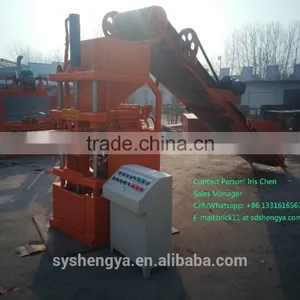 SY1-10 Semi Automatic Interlocking Brick Forming Machine for Sale (Shengya Brand) thumbnail-1