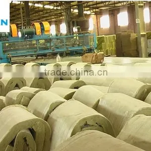 High Quality Cheaper Thermal Insulation Fire-proof Rock Wool Roll Oven With Glass Tissue Cloth thumbnail-3