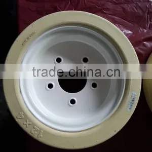12-4 High Quality Non Marking Wheel With Brake for Lifting Platform thumbnail-3