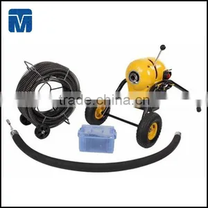 S200 Sectional Pipe Drain Cleaning Machine , Drain Cleaner Spring 2-8'' thumbnail-1