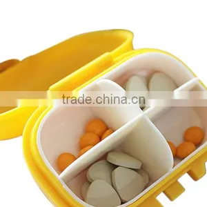Smart 4 Compartments Plastic Pill Box thumbnail-4