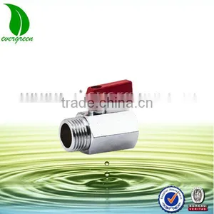 F/M Chrome Mini Brass Ball Valve thumbnail-1