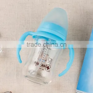 BPA-Free Best Glass Bottles for Breastfed Babies LFGB/FDA/EN14350-2 Certified Baby Feeding Bottle thumbnail-5
