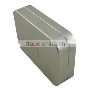 Rectangular Plain Small Metal Tin Boxes thumbnail-1
