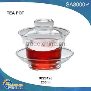 TC128(150ML),heat Resistant Glass Cup With Glass Base thumbnail-1