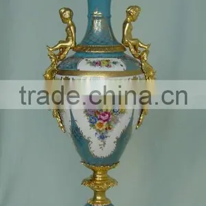 Floral Design Ceramic Whorl Prize Cup, Spring Spirit Blue Prize Cup thumbnail-3