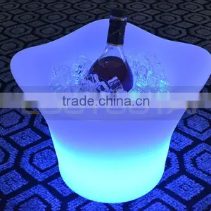 Remote Control Battery Operated Plastic Illuminated Led Wine Cooler/led Wine Ice Bucket thumbnail-5