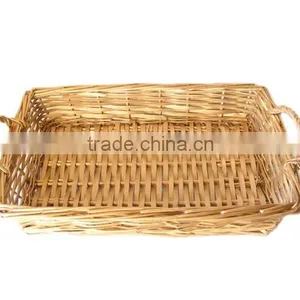 Wholesale Wicker Hamper Tray, Rectangular or Round Wicker Tray thumbnail-1