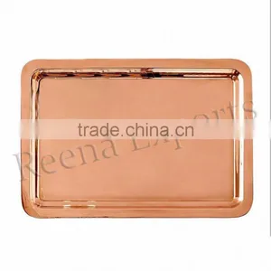 Wholesale Indian Serving Tray/Copper Serving Tray/metal Serving Tray for Hotel thumbnail-1