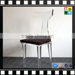 Cheap Armless Modern Acrylic Designer Dining Chairs From Shenzhen Yidong thumbnail-3
