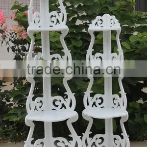 Home Decor Wooden Flower Shelf, Wooden Shelf,Storage Rack thumbnail-4