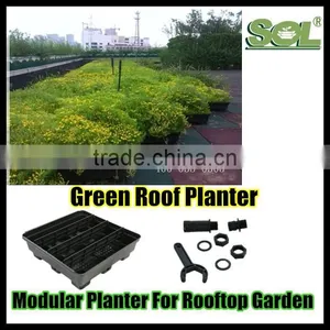 Chinese Garden Suppliers Green Roof System Modular Box Planters for Vertical Green Roof Vertical Farming thumbnail-2