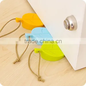 Silicone Door Stopper Protect Children's Hand Leaf-shaped Door Stopper thumbnail-1