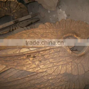 Antique Imitation Wooden Wings Sculpture Home Decoration Sculpture thumbnail-4