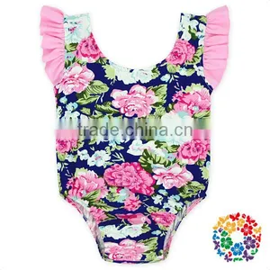 NewbornBaby Fashion Summer Jumpsuit Clothing Cute Animal Fox Printing Ruffle Lace Romper thumbnail-5