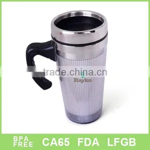Double Wall S.S and Acrylic Double Wall Car Mug With Handle thumbnail-1