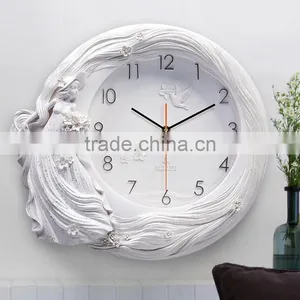 M0028 Momoda Living Room Dining Room Creative Fancy Elegant 3D Tree Wall Clock Quartz Home Decoration Gold Silver Art Wall Clock thumbnail-1