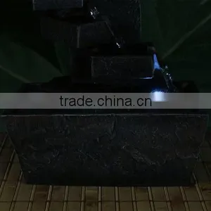 Spiral Staircase Tabletop Water Fountain With LED Light thumbnail-4