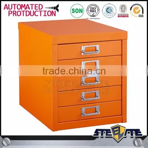 Australia Hot Sale Living Room Furniture Cheap Bedside Small Metal 5 Drawers Cabinet thumbnail-1