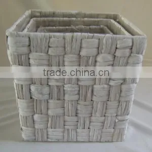 Square Water- Hyacinth Basket/flowerpot thumbnail-1
