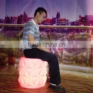 Elegant Modern Design Pineapple Shape Led Stool Chair thumbnail-3