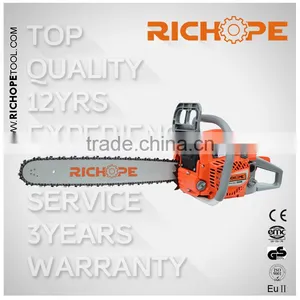 54cc Chain Saw NEW WEST High Quality Chinese Gasoline Chainsaw thumbnail-1