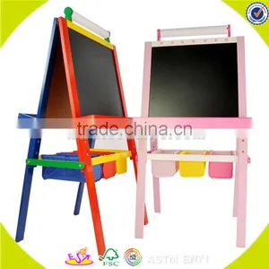 Wholesale Top Sale Wooden Easel Toys ,Cheap Baby Wooden Easel Toys, Best Quality Children Wooden Kids Easel Toys W12B049B thumbnail-6