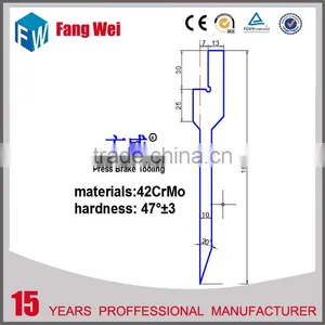 Wholesale Cheap Hotsell Hydraulic Metal Sheet Press Brake Tools thumbnail-1