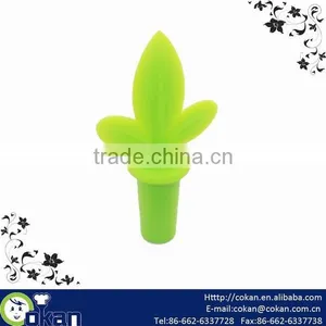 Leaf Shape Silicone Wine Stopper,Wine Plug,Bottle Stopper CK-SL634 thumbnail-1