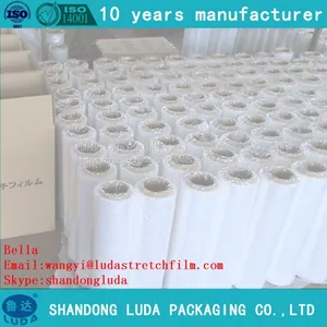 Factory Wholesale Anti Tear Machine LLDPE Plastic Packaging Stretch Film Roll thumbnail-5