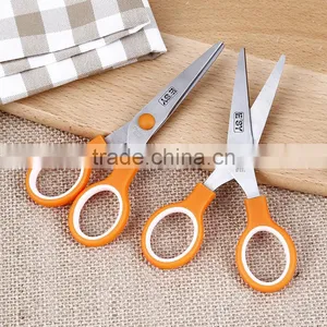 Factory High Quality Colorful Soft Handle Stainless Steel Blade Students Scissors thumbnail-5