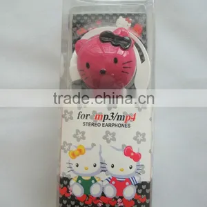Cartoon Earphones Headphones 3.5MM BASS MP4 MP3 6 Earphone thumbnail-1