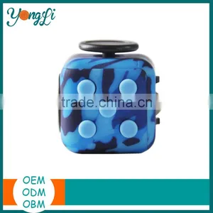 Adults Fidget Cube Stress Relief Toys Color Side Dice thumbnail-1