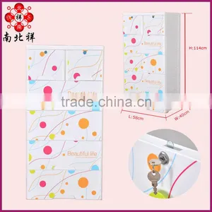 Kids Storage Plastic Drawer Storage Cabinet thumbnail-1