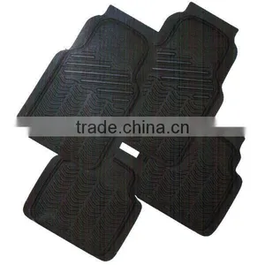 4PCS/Set PVC With NBR Universal Non-Slip Car Floor Mat thumbnail-1