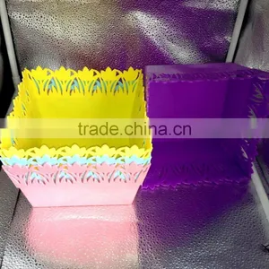 Colourful Plastic Snacks Dish Plate thumbnail-5
