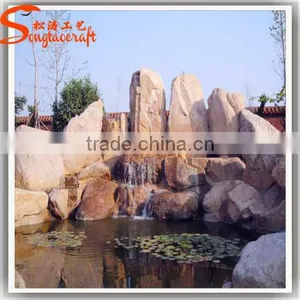 Factory Design Stylize Artificial Large River Slate Rock Stones White Rocks Landscaping thumbnail-1