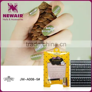 New Air 3D Metallic Gold And Silver Nail Stickers thumbnail-2