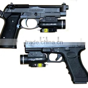 Pistol Mounted Green Laser Sight and 200 Lumen CREE Q5 LED Light Combo thumbnail-1