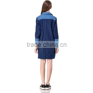 Domin Fashion Denim Styles Latest Embroidery Dress Designs thumbnail-6