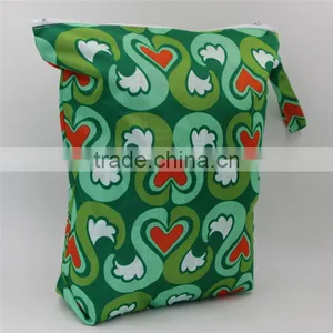 Waterproof Baby Diaper Bags, Two Zippers Swim Wet Bag thumbnail-2