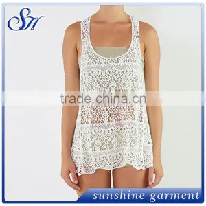 Chemical Lace Tank Top Colorful Lace Top thumbnail-1