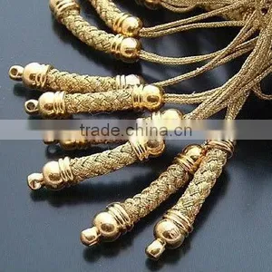 Gold Mobile Phone Charm Straps Accessories, Cell Phone Charm Straps Accessories, Cell Phone Woven Cords thumbnail-1