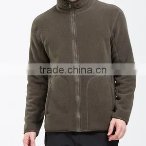 Wholesale OEM Man Polar Fleece Jacket Winter Jacket 100% Polyester thumbnail-1