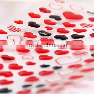 Decoration Gel Stickers,children Carton Sticker for Education 3D Pop-up Crystal Sticker thumbnail-4
