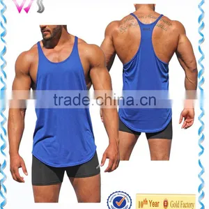 Mens Sleeveless Muscle Bodybuilding Singlets Custom Stringer Vest thumbnail-2