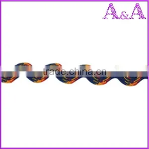 Low Price 100% Polyester Yellow Ric Rac Ribbon/Zig Zag Ribbon thumbnail-1